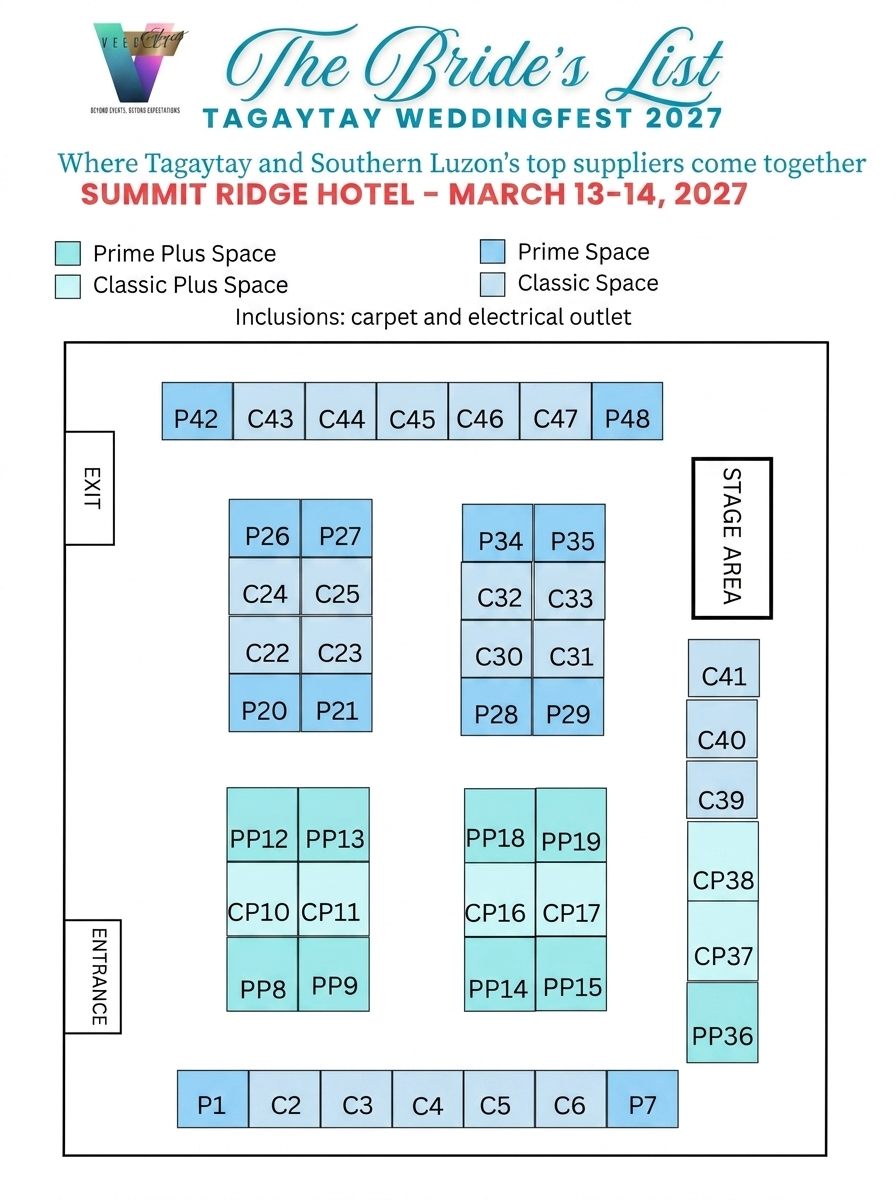 Tagaytay 2027 Exhibition Floor Plan