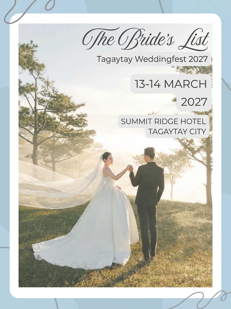 The Bride's List Tagaytay Weddingfest 2027