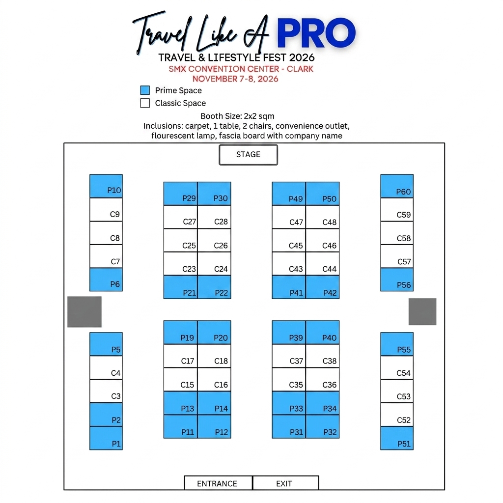 Travel & Lifestyle Fest Floor Plan